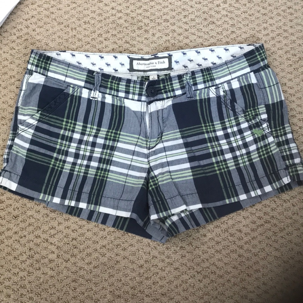 4 Abercrombie & Fitch Plaid Shorts